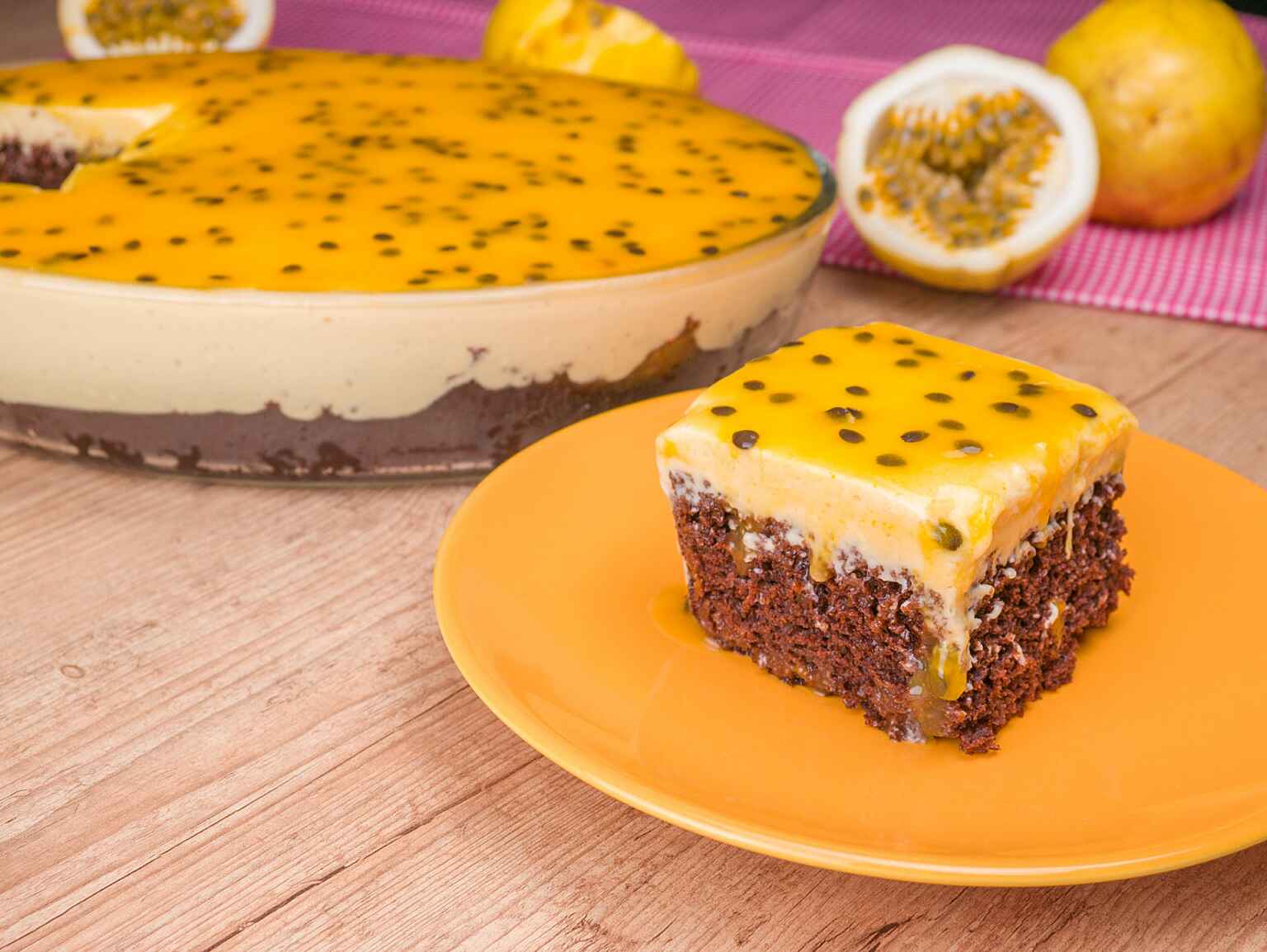 Bolo De Chocolate Maracuj C K N J