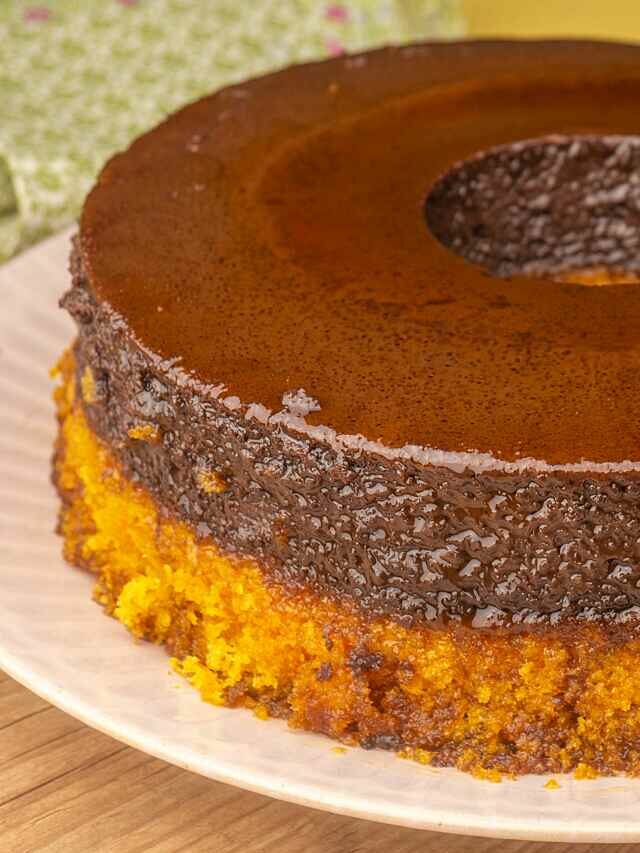 Bolo de Cenoura com 1 Ovo - Cook'n Enjoy