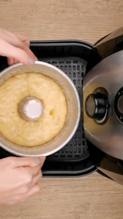 Bolo de Banana na Airfryer - C K N J