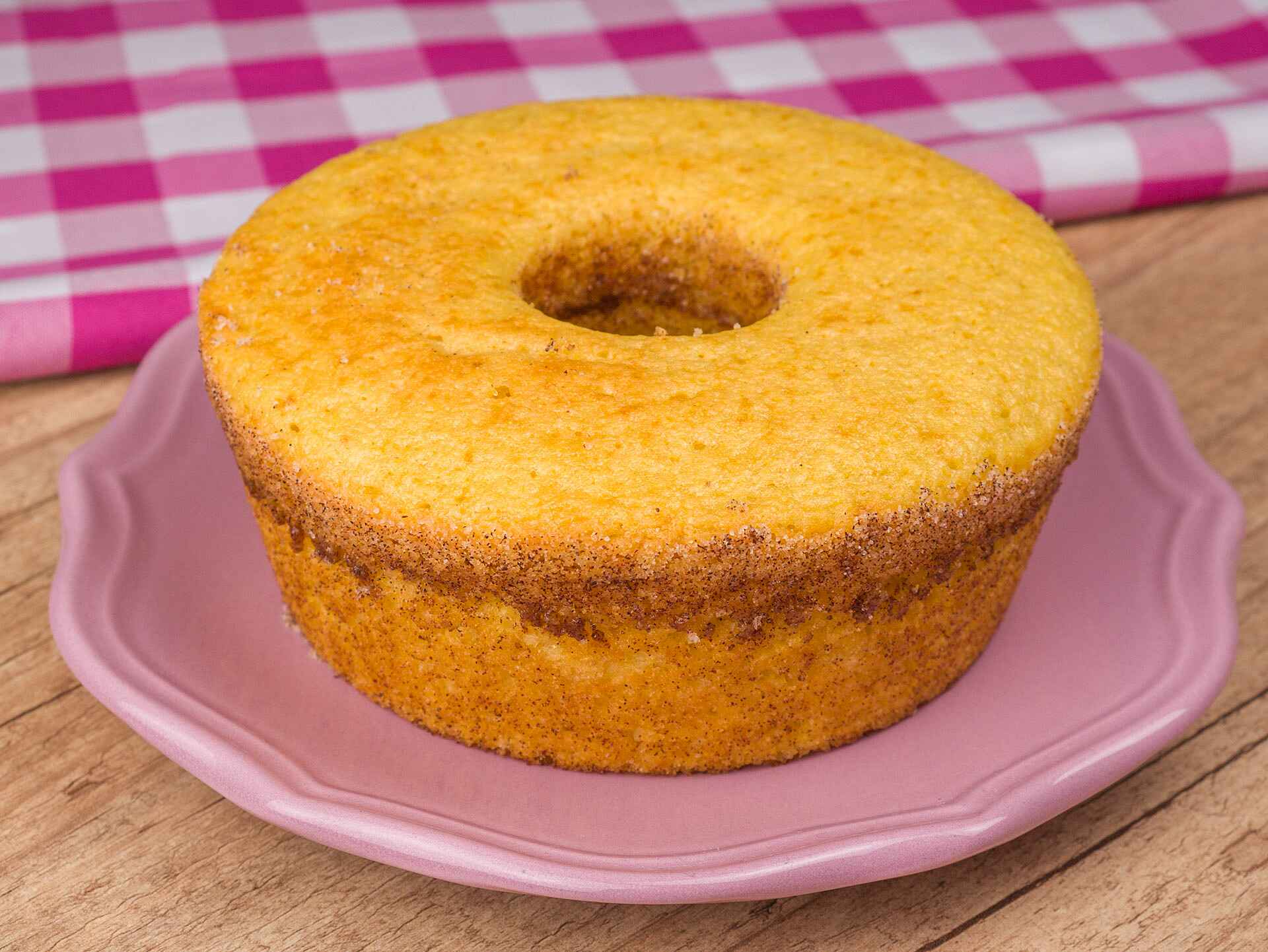 Bolo de Fubá na Airfryer - C K N J