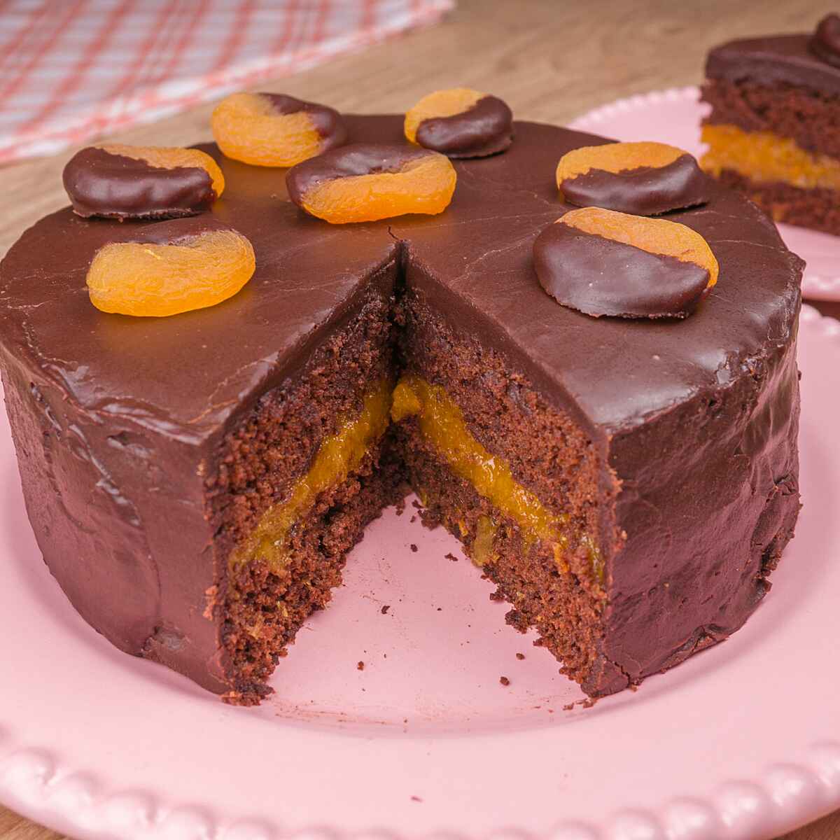 Bolo de Laranja com Damasco